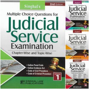 Singhal Preliminary objective type Volume 1,2,3,4 for Judiciary 2022